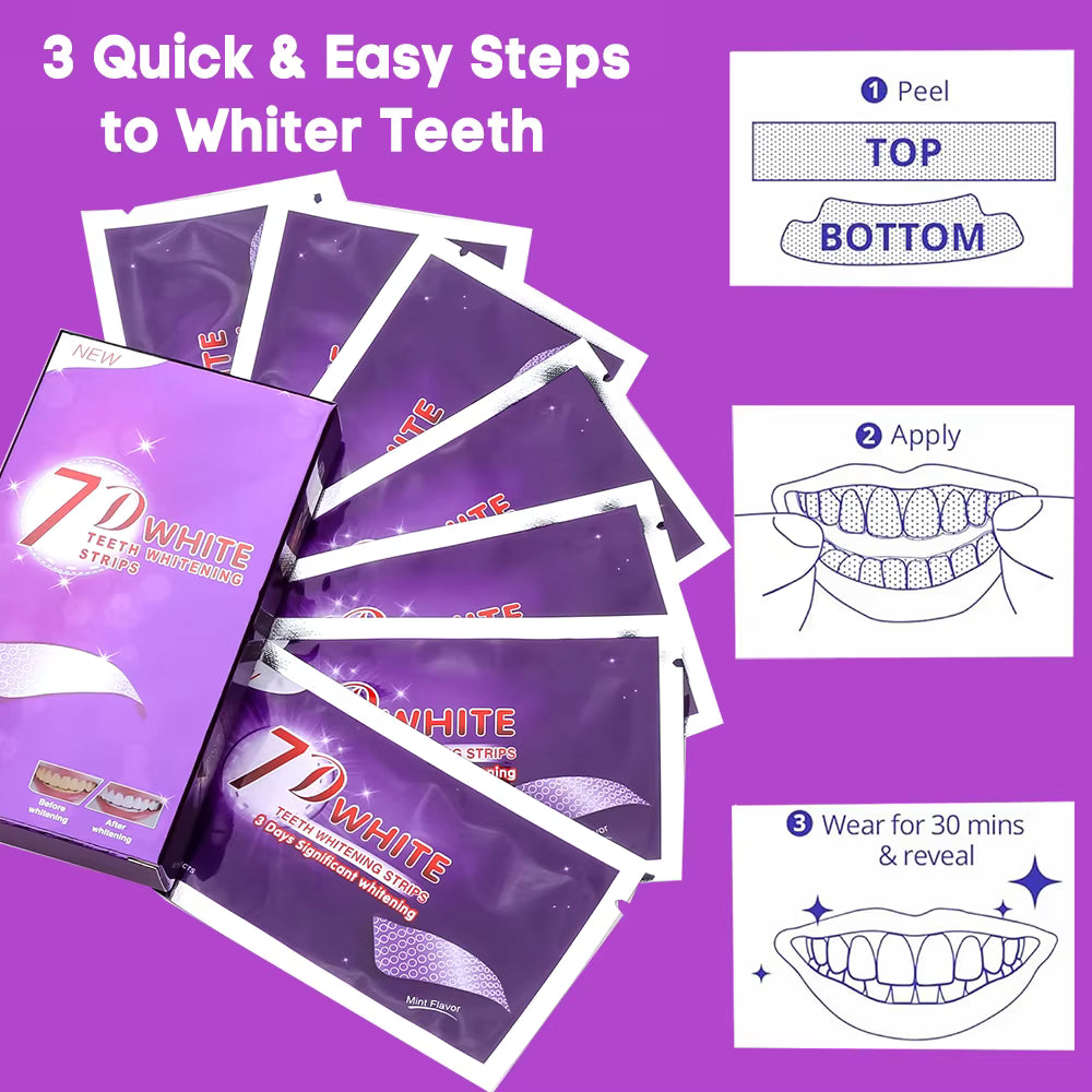 7D Teeth Whitening Strips